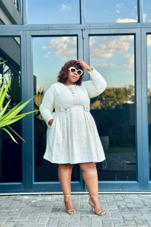 Houte Cream dress